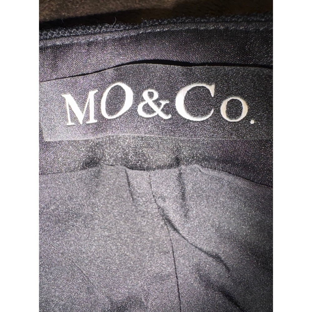 MO&Co. Black High Waisted Wool Blend Pleated Shorts MBB3SOT003-W08 Womens S - Picture 6 of 6